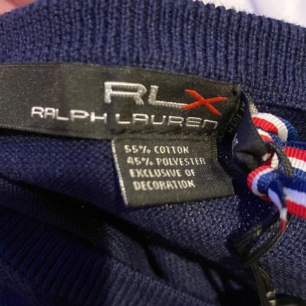 NWT RLX Ralph Lauren Men’s Extra Large USA Golf 2016 Ryder Cup Pullover Sweater